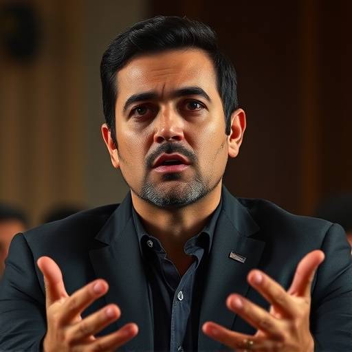Foto de Carlos Pérez dando el testimonio