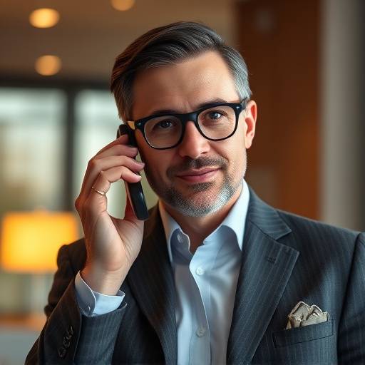 Persona atendiendo una llamada telefónica de un cliente